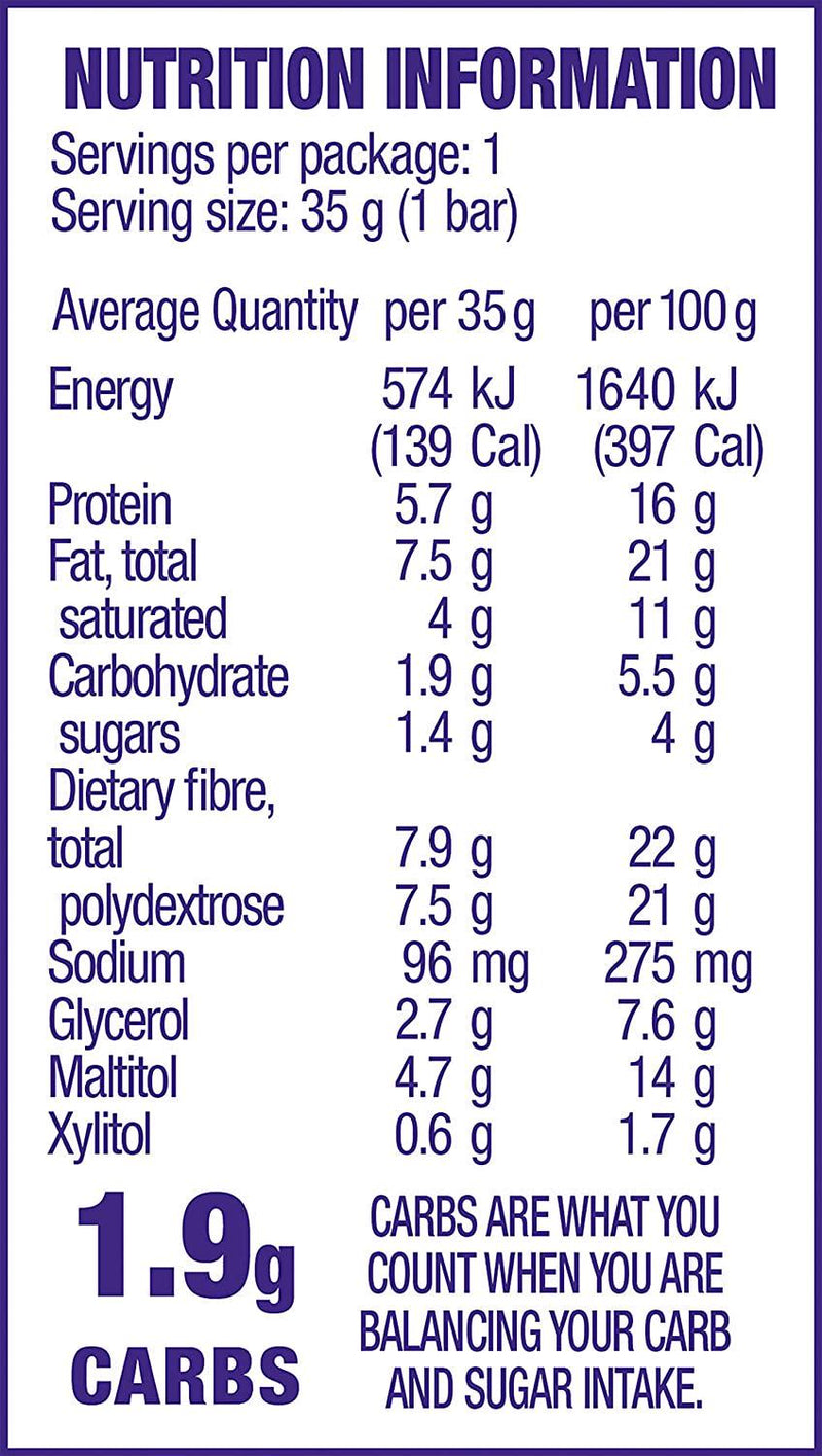 Atkins Endulge Caramel Nougat Bars | Keto Friendly Bars | 15 x 35g Low Carb Chocolate Bars | Low Carb, Low Sugar, High Fibre | 15 Bar Pack