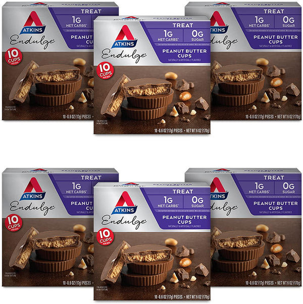 Atkins Endulge Treat, Peanut Butter Cup, 5 count (Pack of 6)