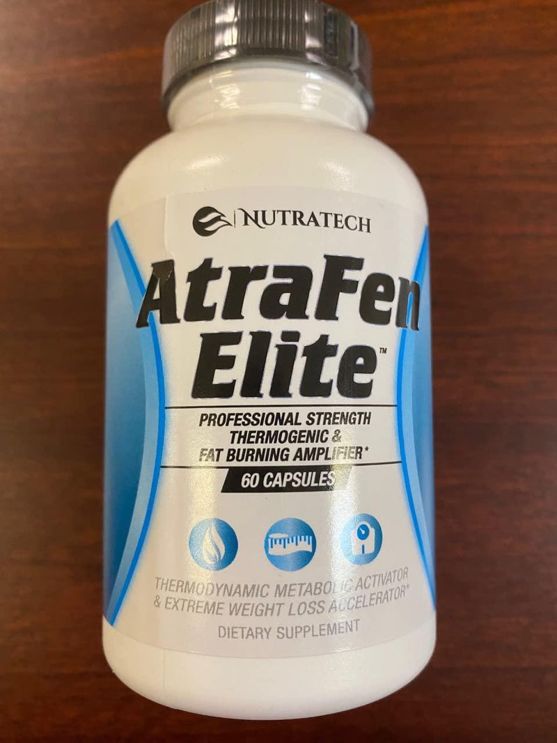 Atrafen Elite - Professional Strength Diet Aid That Supports Weight Management, Promotes Energy and Helps Suppress Food Cravings and Appetite. Dietary Supplement. 60 Pills.