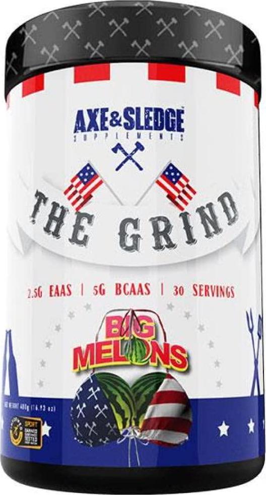 Axe and Sledge Supplements The Grind, Essential Amino Acids, Branched Chain Amino Acids and Electrolytes, Promotes Performance, Recovery, and Hydration, 30 Servings