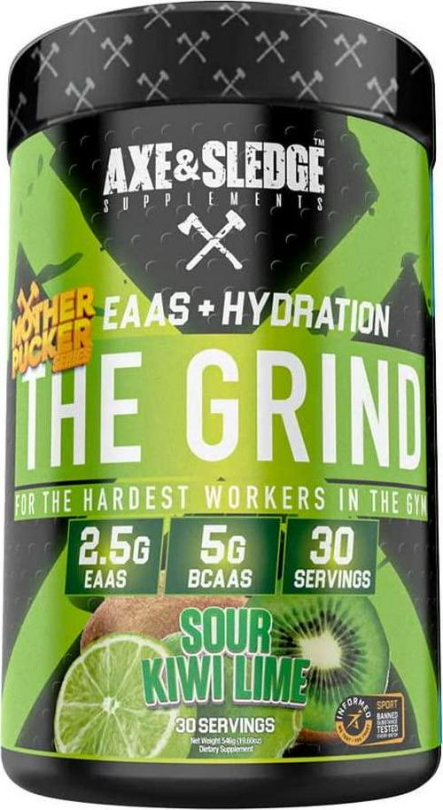 Axe and Sledge Supplements The Grind, Essential Amino Acids, Branched Chain Amino Acids and Electrolytes, Promotes Performance, Recovery, and Hydration, 30 Servings