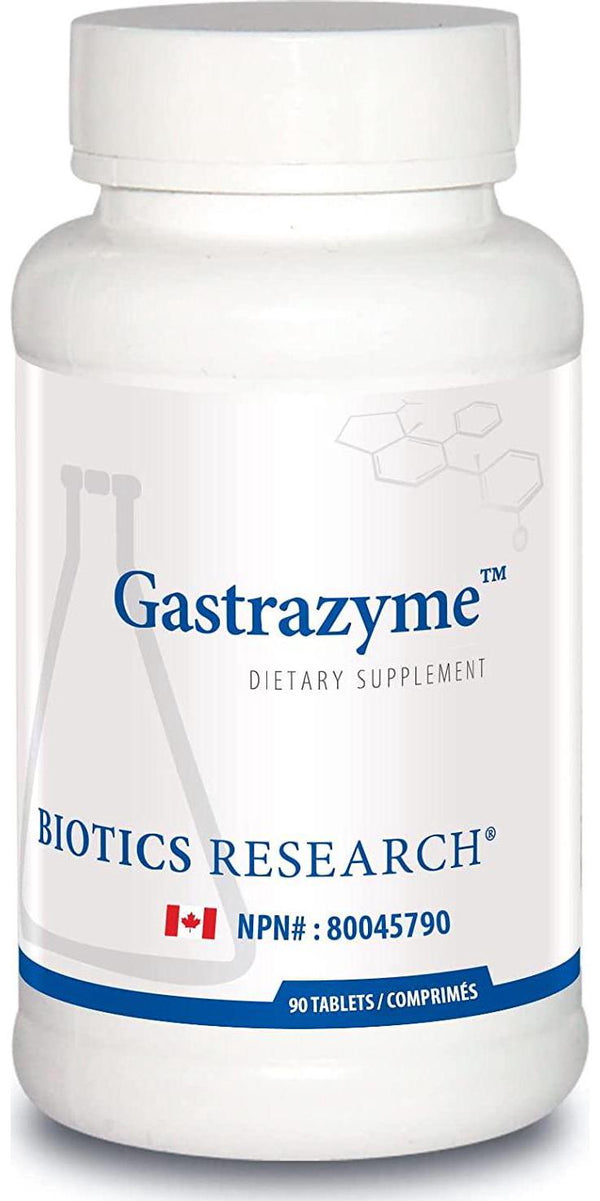 BIOTICS Gastrazyme from Research, Supplies Vitamin U Complex, Chlorophyllins, Gamma Oryzanol and More., 90 Count (Pack of 1)