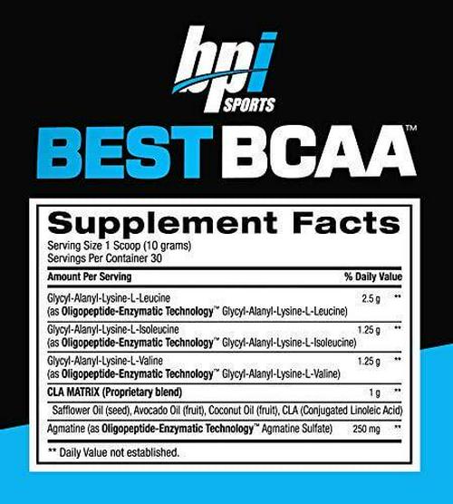 BPI Sports Best BCAA Rainbow Ice - Branch Chain Amino Acid Powder, Recovery and Muscle 10.58 Ounce (30 Servings) (2 Pack)