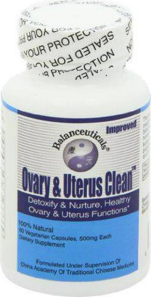 Balanceuticals Ovary and Uterus Clean, 500 mg Dietary Supplement Capsules, 60-Count Bottle