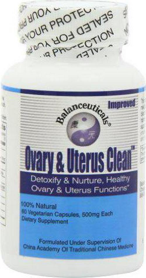 Balanceuticals Ovary and Uterus Clean, 500 mg Dietary Supplement Capsules, 60-Count Bottle