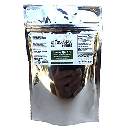 Barbed Skullcap Root (Huang Qin) 5:1 Extract Powder | Lab Tested Premium Chinese Herb Radix Scutellariae Powder in Dissolve Form - 4oz (112g)