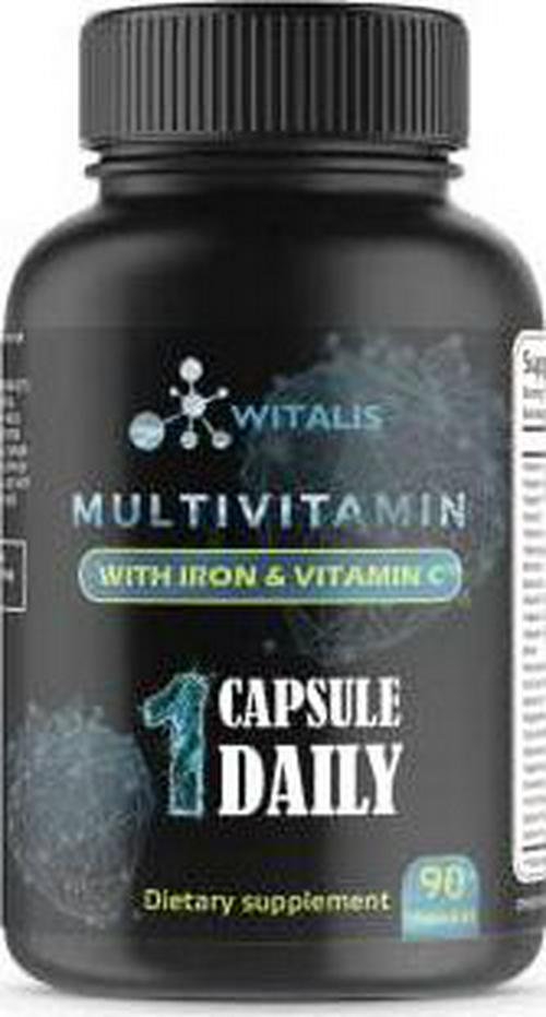 Bariatric Multivitamin - Vitamins for Post Gastric Bypass and Sleeve - Advantage for Weight Loss Surgery -with 30mg Iron and Vitamin C - 90 Vegan, Non-GMO, Dairy and Soy Free - Post Bariatric Health
