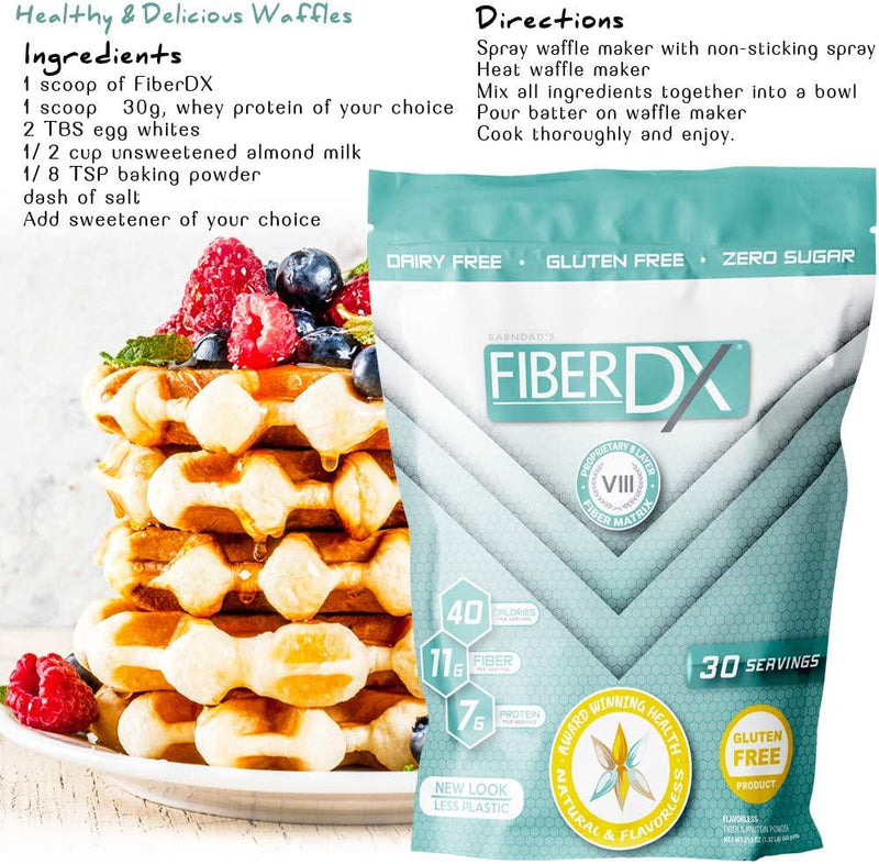 BarnDad Innovative Nutrition, LLC FiberDX, 1.32 Pound, Unflavored 1.32 Pound (Pack of 1) Ultra Fiber