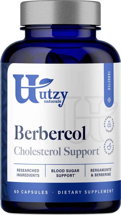 Berbercol - Citrus Bergamot Supplement with Berberine | Naturally Support Cholesterol Health | Helps Maintain Healthy Blood Sugar Levels