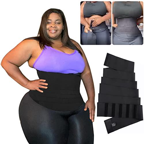 Bestash Snatch Me Up Bandage Wrap Waist Trainer for Women Plus Size, Waist Wraps for Stomach for Weight Loss, Stomach Wraps