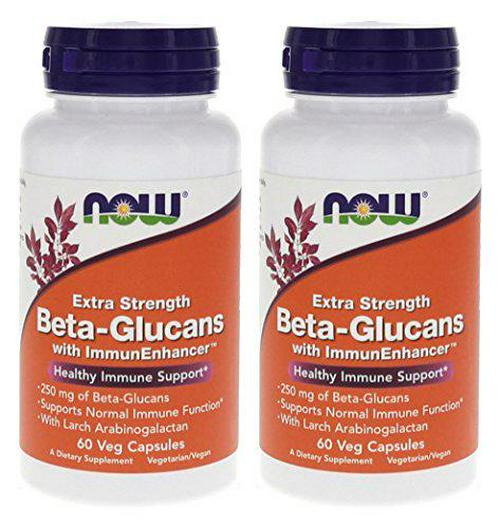 Beta-Glucans with ImmunEnhancer 60 VegiCaps (Pack of 2)