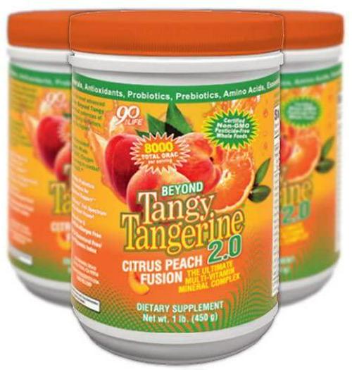 Beyond Tangy Tangerine 2.0 Citrus Peach Infusion Canister 3-Pack by Youngevity