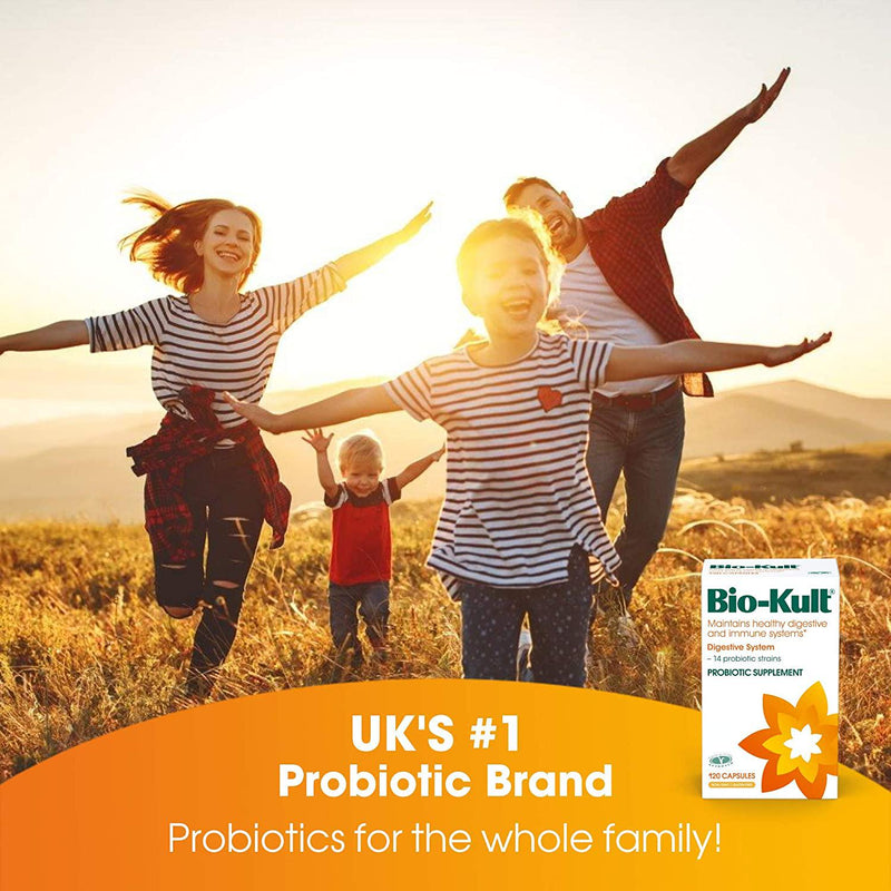 Bio-Kult 14 Strain Advanced Probiotics - Probiotic Supplement, Probiotic Capsules, Probiotics for Adults, 120 count