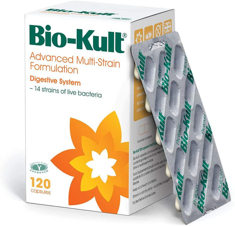 Bio-Kult 14 Strain Advanced Probiotics - Probiotic Supplement, Probiotic Capsules, Probiotics for Adults, 120 count