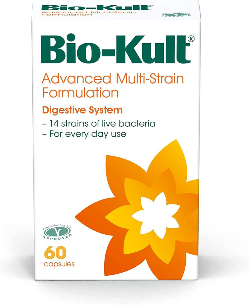 Bio-Kult 14 Strain Advanced Probiotics - Probiotic Supplement, Probiotic Capsules, Probiotics for Adults, 60 count
