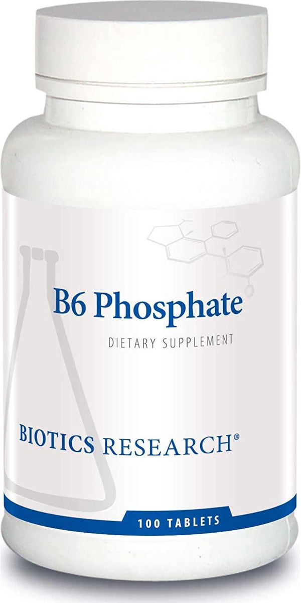 Biotics Research Bio-B6 PhosphateTM - Activated Vitamin B6, Supports Energy Production and Metabolism. Synthesizes Neurotransmitters, Supports Immune Function and Cardiovascular Health.