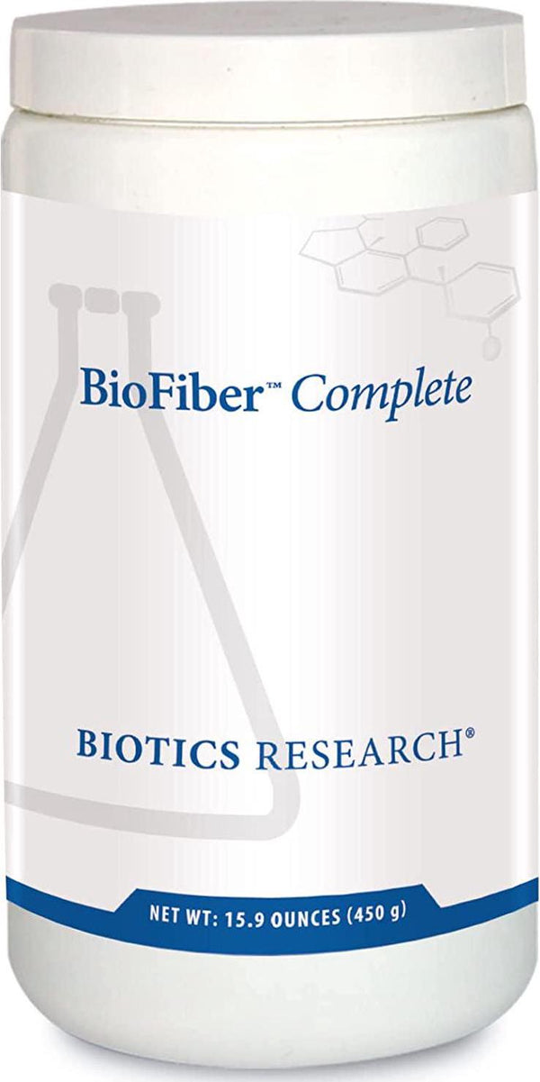 Biotics Research BioFiber Complete - 10 Whole Food Fibers (Organic and Non-GMO), 5g of Fiber Per Serving, Easy-to-Mix Powder, Prebiotic Gut Support