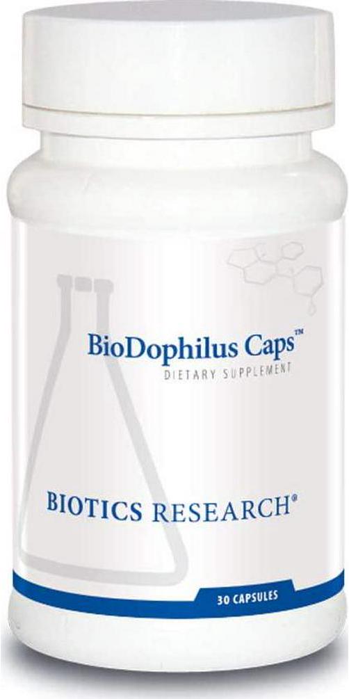 Biotics Research Bio-Dophilus CapsTM - Daily Probiotic, Digestive Health Capsules, 1 Bill CFU/caps, Promotes Healthy Digestion, Supports Natural Immune System, Healthy Gut Microbial Balance 30caps