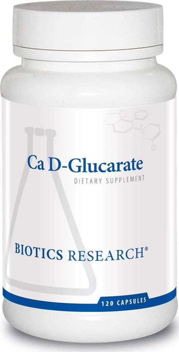 Biotics Research Ca D-Glucarate – Liver Detoxification, Eliminates Toxins, Strong Bones, Hormonal Health, Heart Health, Weight Management, Raw Organic Vegetable Culture 120 ct