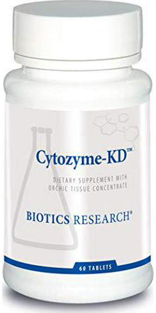 Biotics Research Cytozyme-KDTM - Neonatal Kidney, Supports Renal Health, Healthy Blood Pressure, SOD, Catalase, Potent Antioxidant Activity. 60 Tablets.