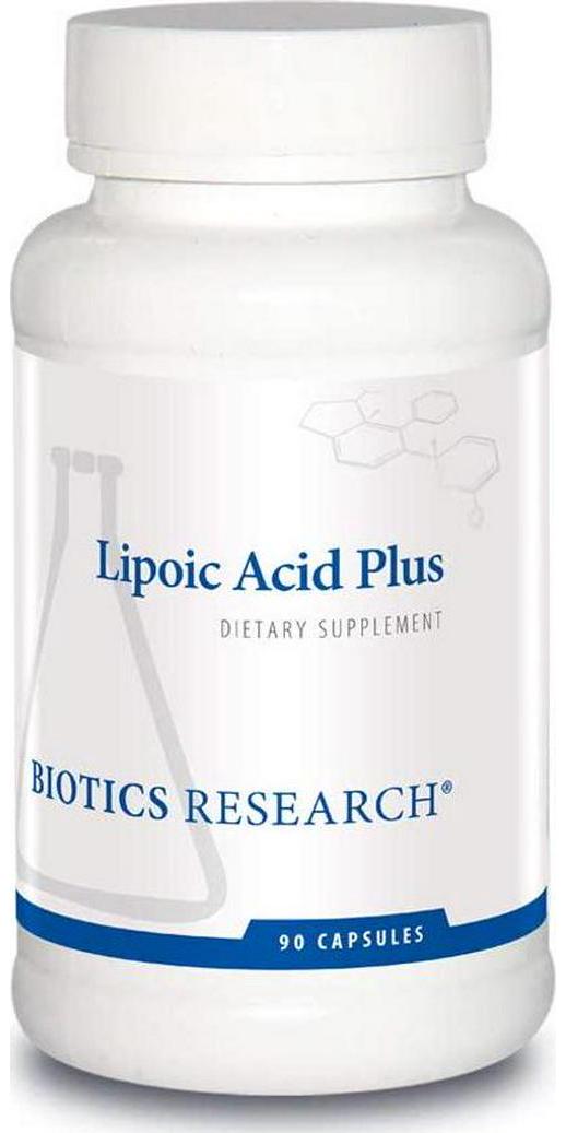 Biotics Research Lipoic Acid Plus– Alpha-Lipoic Acid, Vitamin C, Powerful Antioxidant, Supports Healthy Blood Sugar, Glucose Metabolism, Promotes Eye Health.  90 caps