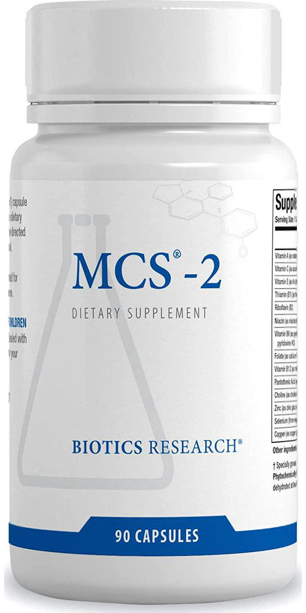 Biotics Research MCS-2TM- Metabolic Clearing Support, Liver Support, Potent Antioxidant Formula, Detoxification Support, Milk Thistle, Red Clover. 90 Capsules