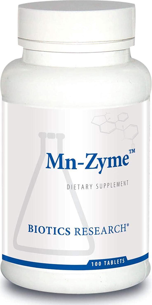 Biotics Research Mn-Zyme - Manganese, Antioxidant, Metabolism Support, Bone and Cartilage Development. 10 mg/Tablet. 100 tabs