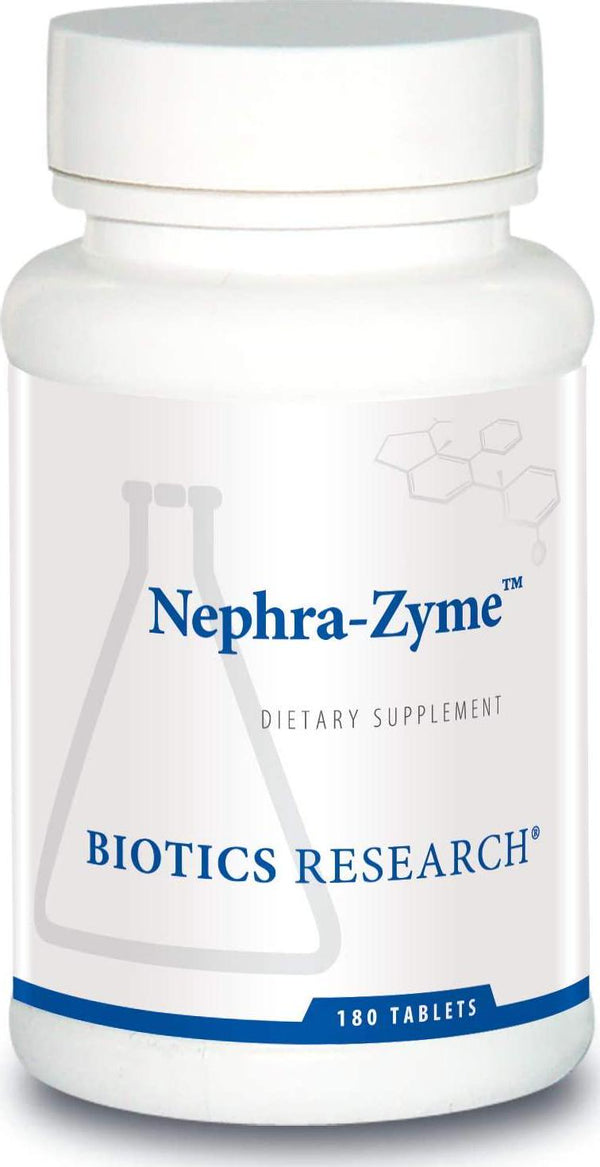 Biotics Research Nephra-Zyme - Renal Support, Uva-Ursi (Bearberry), Buchu, Cranberry, Healthy Kidneys, Urological Health, Urinary Tract, Vegan-Friendly, Contains Reduced Glutathione. 180 Tabs