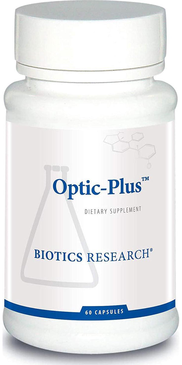 Biotics Research Optic-Plus – Eye Vitamin and Mineral Support Supplement with Lutein and Zeaxanthin, Healthy Retinal Tissue and Vision