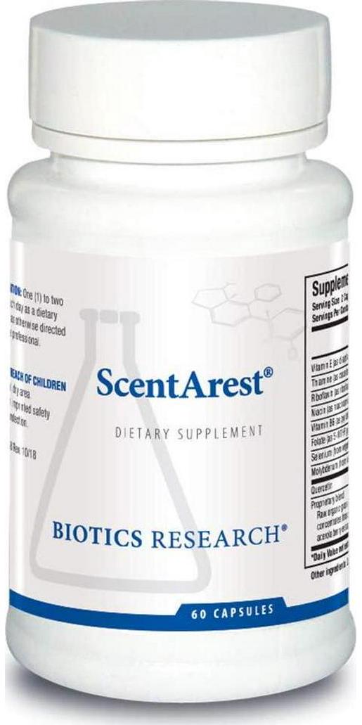 Biotics Research ScentArest - Designed and Clinically Tested by Dr. Mark Force. Supports Healthy Functioning of Liver Detoxification Pathways, Urea Cycle, Methylation. Vitamin E, Riboflavin 60C