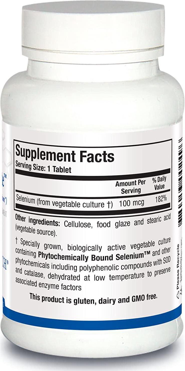 Biotics Research Se-Zyme ForteTM- Whole Food Selenium Source, Reproduction, Thyroid Gland Function, DNA Production, Cognitive Health, Potent Antioxidant. 100 Tabs