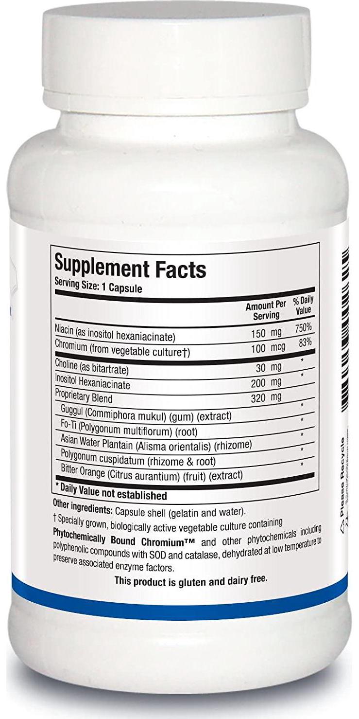 Biotics Research Tri-Chol – Cardiovascular Support, Nutrients Combined to Support Healthy Blood Lipid Levels, Healthy Cholesterol, Sterols, Polygonum, Niacin, Chromium, Resveratrol. 90 Caps