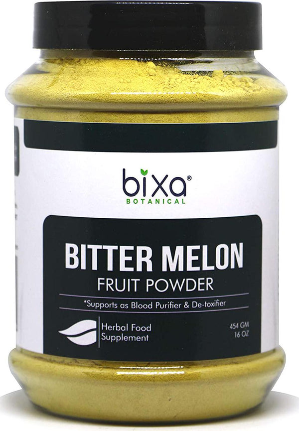Bitter Melon Powder - 1 Pound / 16 Oz (Momordica Charantia/Karela Fruit Powder) | Ayurvedic herb for Blood Sugar Control and Improves Liver Function | Herbal Supplement for Skin and Stomach