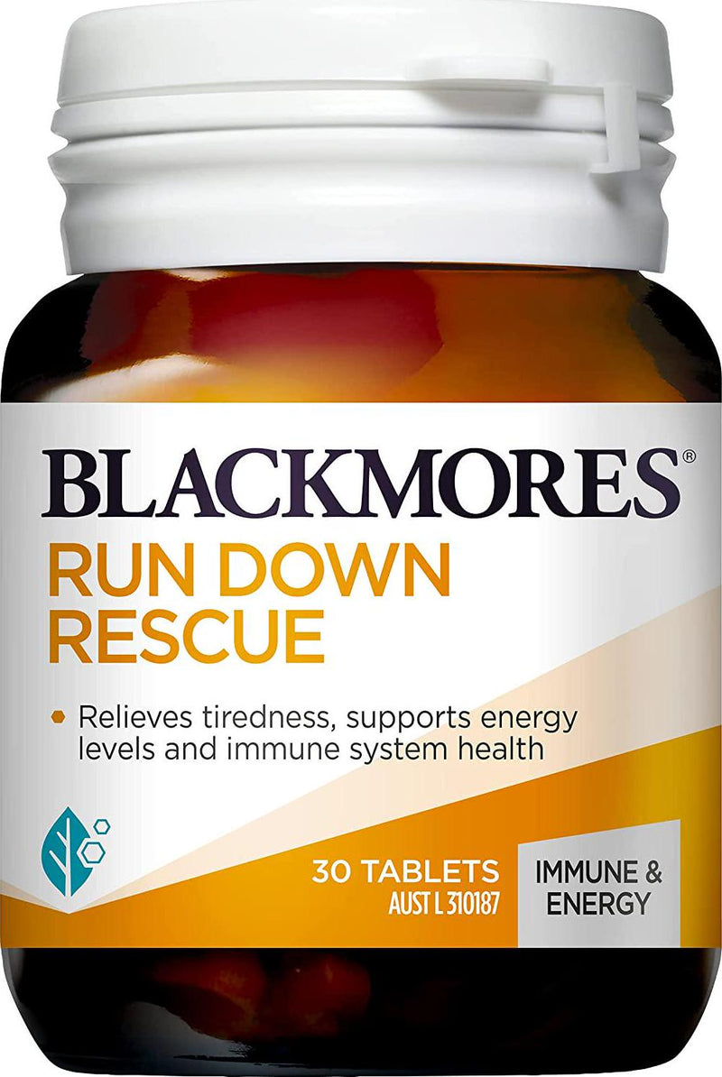 Blackmores Blackmores Run Down Rescue (30), 30 tablets 30 count
