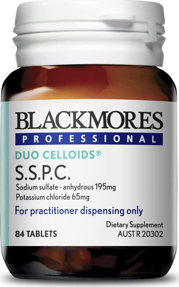 Blackmores Celloids Professional Sodium Sulfate Potassium Chloride 84 Tablets