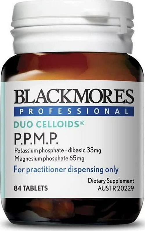 Blackmores Celloids PPMP Potassium Phosphatemagnesium Phosphate 84 Tablets