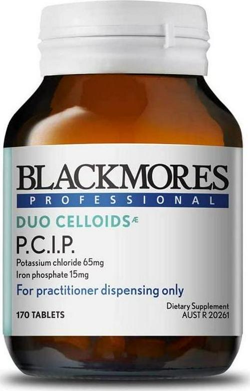 Blackmores Celloids PCIP Potassium Chlorideiron Phosphate 170 Tablets