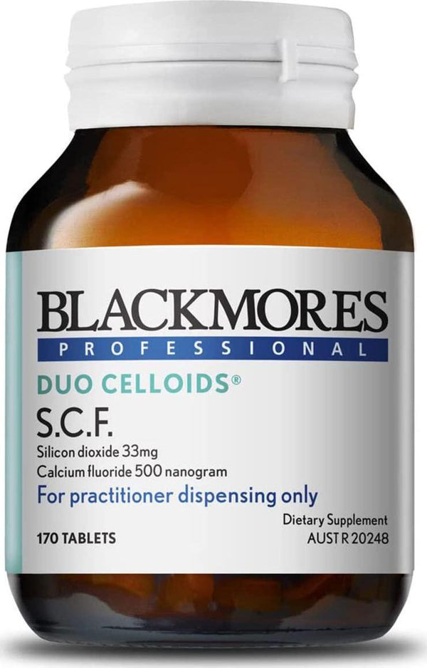 Blackmores Celloids Professional Silica Calcium Fluoride 170 Tablets