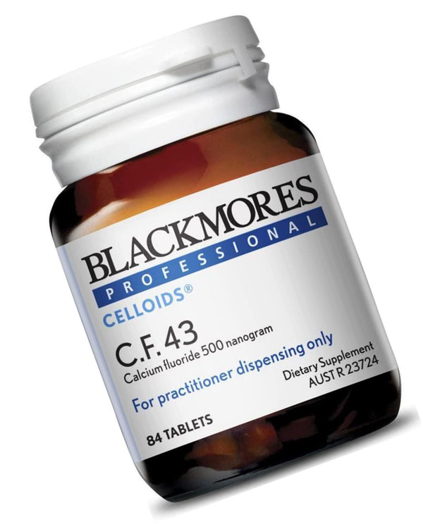 Blackmores Celloids CF 43 Calcium Fluoride 84 Tablets