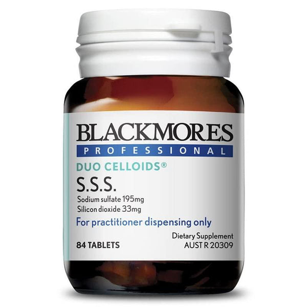 Blackmores Celloids Professional Sodium Sulfate Silicon Dioxide 84 Tablets