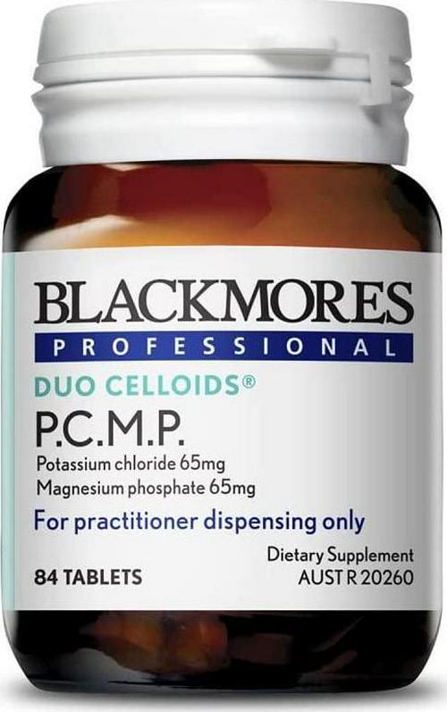 Blackmores Celloids PCMP Potassium Chloride Magnesium Phosphate 84 Tablets