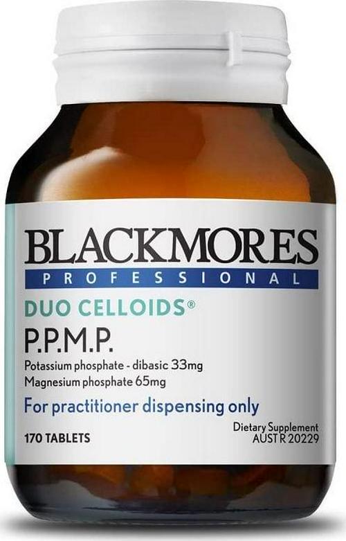 Blackmores Celloids PPMP Potassium Phosphatemagnesium Phosphate 170 Tablets