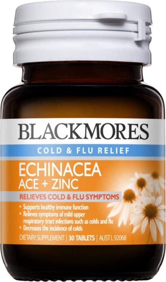 Blackmores Echinacea ACE + Zinc (30 Tablets)