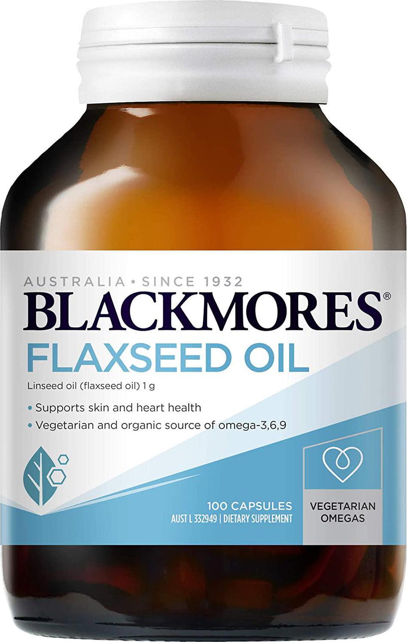 Blackmores Flaxseed Oil 1000mg (100 Capsules)