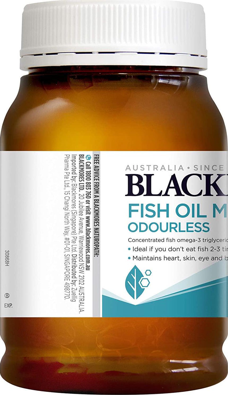 Blackmores Odourless Fish Oil Mini (400 Capsules)