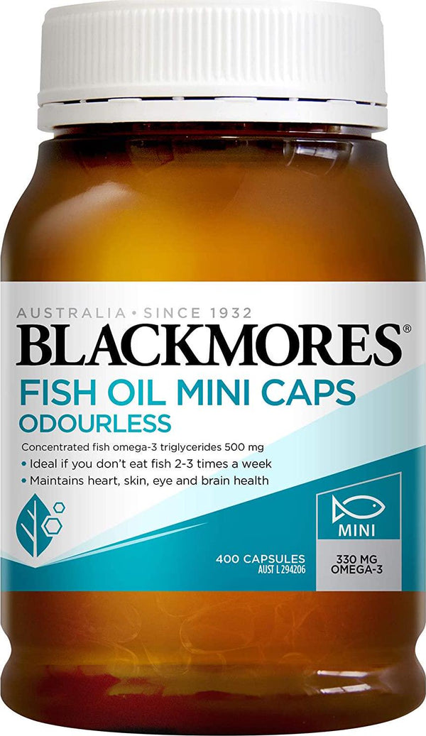 Blackmores Odourless Fish Oil Mini (400 Capsules)