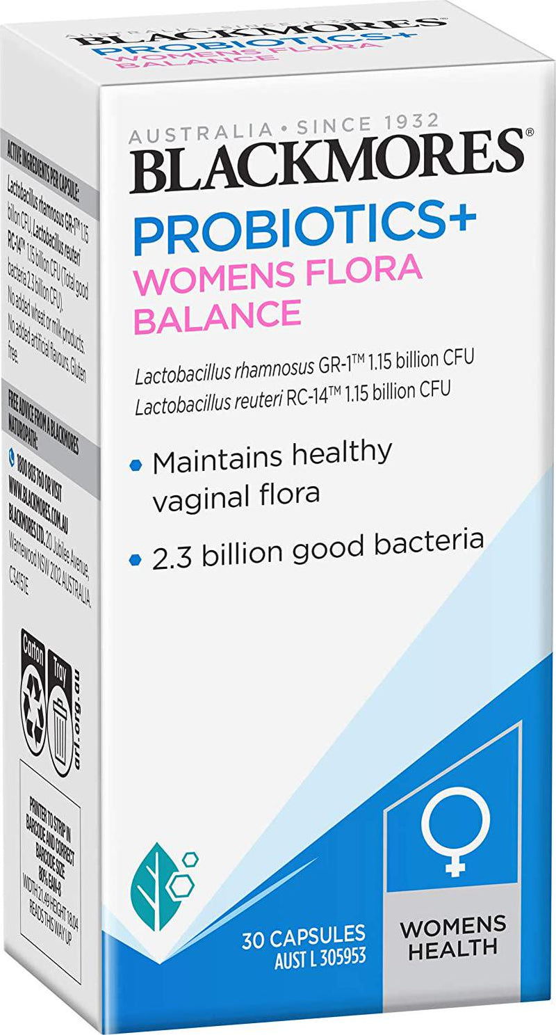 Blackmores Probiotics + Womens Flora Balance (30 Capsules)