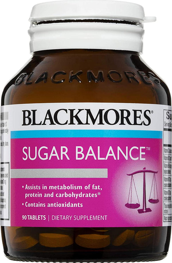 Blackmores Sugar Balance - 90 Tablets - Nutrients for Metabolism, Supports Energy Production