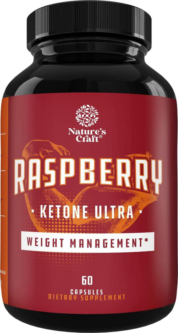 Blend of Raspberry Ketones, Green Tea Extract and African Mango Lose Weight Faster Natural Ingredients to Speed Up Weight Loss, Suppress Appetite and Burn Fat 60 Capsules