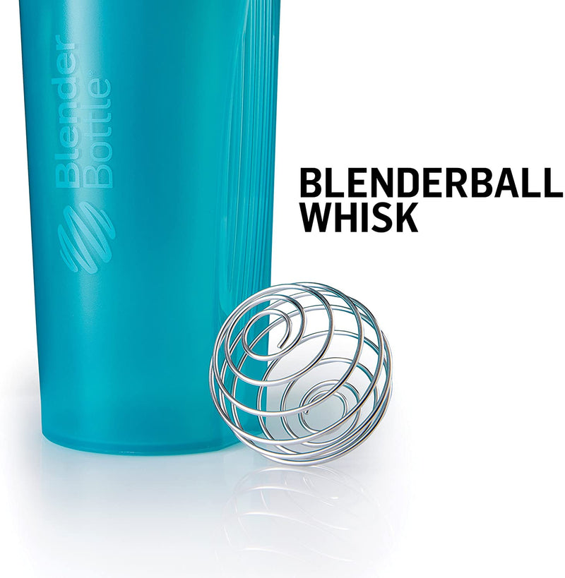BlenderBottle Classic Shaker Bottle Perfect for Protein Shakes and Pre Workout, 28-Ounce, Black